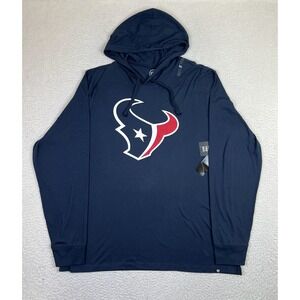 Houston Texans Hoodie Mens 2XL NFL Football Long Sleeve Pullover Lightweight